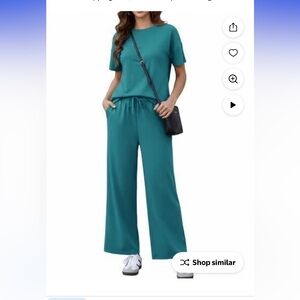 NWT Teal Women's Jumpsuit